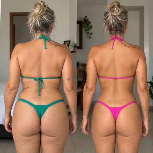 Antes e depois de cliente