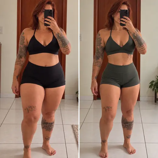 Antes e depois de cliente
