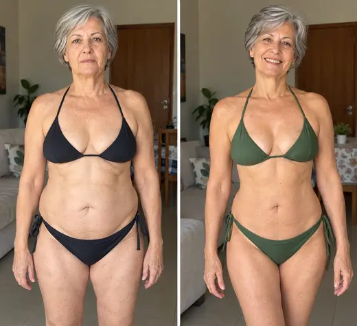Antes e depois de cliente